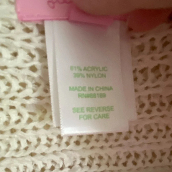 Lilly Pulitzer Sweaters Lilly Pulitzer Kingston Sweater Vest Resort White Sz M - Picture 6 of 10